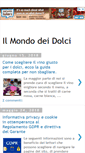 Mobile Screenshot of ilmondodeidolci.blogspot.com