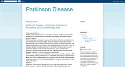 Desktop Screenshot of disease-parkinson.blogspot.com