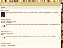 Tablet Screenshot of infinito-quotidiano.blogspot.com