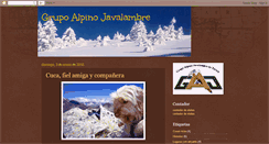 Desktop Screenshot of grupoalpinojavalambre.blogspot.com