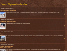 Tablet Screenshot of grupoalpinojavalambre.blogspot.com