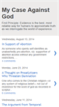 Mobile Screenshot of mycaseagainstgod.blogspot.com