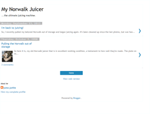 Tablet Screenshot of norwalkjuicing.blogspot.com
