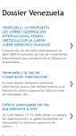 Mobile Screenshot of dossiervenezuela.blogspot.com