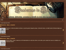 Tablet Screenshot of cuadernosderol.blogspot.com