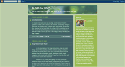 Desktop Screenshot of blogssfordogss.blogspot.com