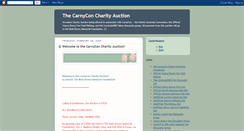 Desktop Screenshot of carnivalecharityauction.blogspot.com