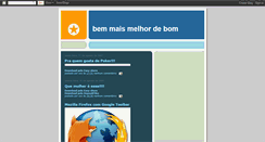 Desktop Screenshot of bemmaismelhordebom.blogspot.com