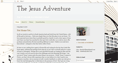 Desktop Screenshot of jesusadventure.blogspot.com