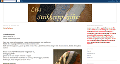 Desktop Screenshot of livsstrikkeoppskrifter.blogspot.com