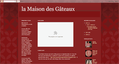 Desktop Screenshot of lamaisondesgateaux.blogspot.com