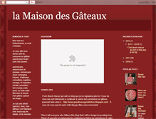 Tablet Screenshot of lamaisondesgateaux.blogspot.com