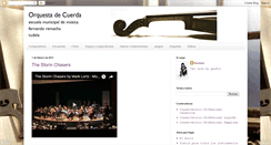 Desktop Screenshot of orquestadecuerda.blogspot.com