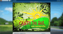 Desktop Screenshot of cantodosol.blogspot.com