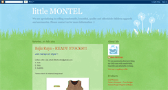Desktop Screenshot of littlemontel.blogspot.com