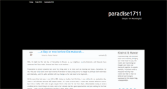 Desktop Screenshot of paradise1711.blogspot.com