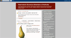 Desktop Screenshot of osservatoriosicurezzaalimentare.blogspot.com