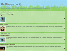 Tablet Screenshot of disingerfamily.blogspot.com