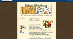 Desktop Screenshot of natural-nitty-gritty.blogspot.com