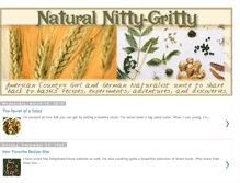 Tablet Screenshot of natural-nitty-gritty.blogspot.com