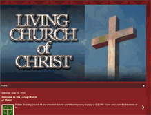 Tablet Screenshot of livingchurchofchrist.blogspot.com