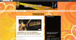 Desktop Screenshot of ambientecriollo.blogspot.com