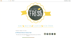 Desktop Screenshot of firstgradefresh.blogspot.com