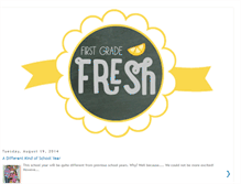 Tablet Screenshot of firstgradefresh.blogspot.com