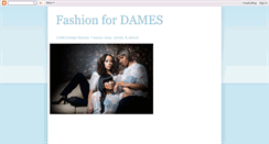 Desktop Screenshot of fashionfordames.blogspot.com