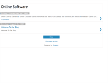 Tablet Screenshot of onlinesoftwareindia.blogspot.com