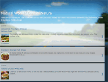 Tablet Screenshot of natural-world-care.blogspot.com