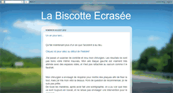 Desktop Screenshot of la-biscotte-ecrasee.blogspot.com