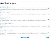 Tablet Screenshot of guiavacaciones.blogspot.com