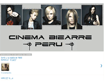 Tablet Screenshot of cinemabizarreperu.blogspot.com