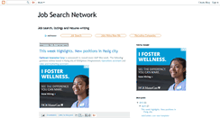 Desktop Screenshot of jobsearchnetwork.blogspot.com