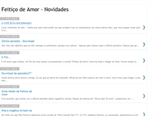 Tablet Screenshot of feiticodeamor-news.blogspot.com