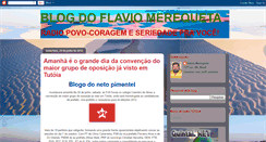 Desktop Screenshot of flaviomerequeta.blogspot.com