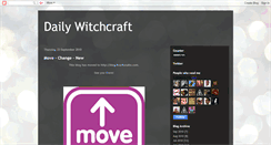 Desktop Screenshot of daily-witchcraft.blogspot.com