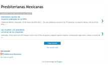 Tablet Screenshot of presbiterianasmexicanas.blogspot.com