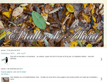 Tablet Screenshot of eltallerdealicia.blogspot.com