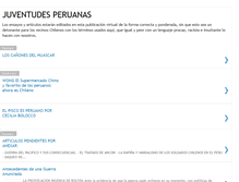 Tablet Screenshot of juventudesperuanas.blogspot.com