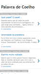 Mobile Screenshot of palavracoelho.blogspot.com