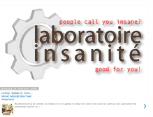 Tablet Screenshot of laboratoire-insanite.blogspot.com