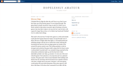 Desktop Screenshot of hopelessamateur.blogspot.com