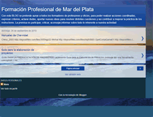 Tablet Screenshot of formacionprofesionalmardelplata.blogspot.com