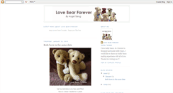 Desktop Screenshot of lovebearforever.blogspot.com