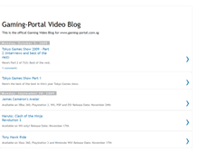 Tablet Screenshot of mygaming-portal.blogspot.com