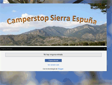 Tablet Screenshot of camperstopsierraespuna.blogspot.com