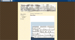 Desktop Screenshot of mahoninghistorypage2.blogspot.com