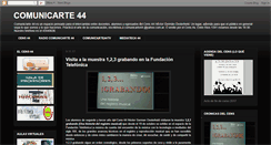 Desktop Screenshot of comunicarte44.blogspot.com